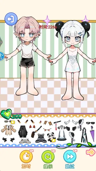 可爱泡泡贴纸(换装互动游) 可爱泡泡贴纸(换装互动游)