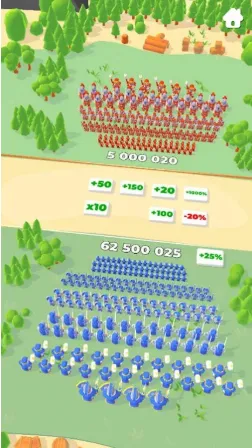 卡牌军团的对抗