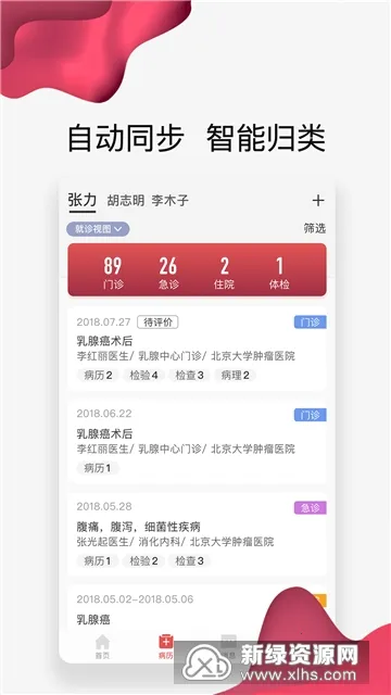 北肿云病历(肿瘤病历管理)