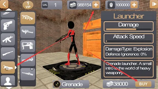 火柴人绳索英雄2内置mod菜单中文版下载 火柴人绳索英雄2内置mod菜单中文版下载