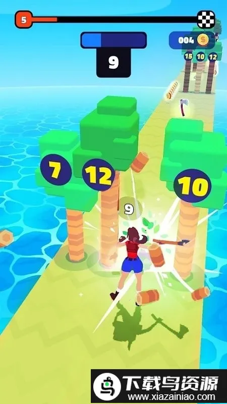 伐木工奔跑(伐木工跑酷游戏)