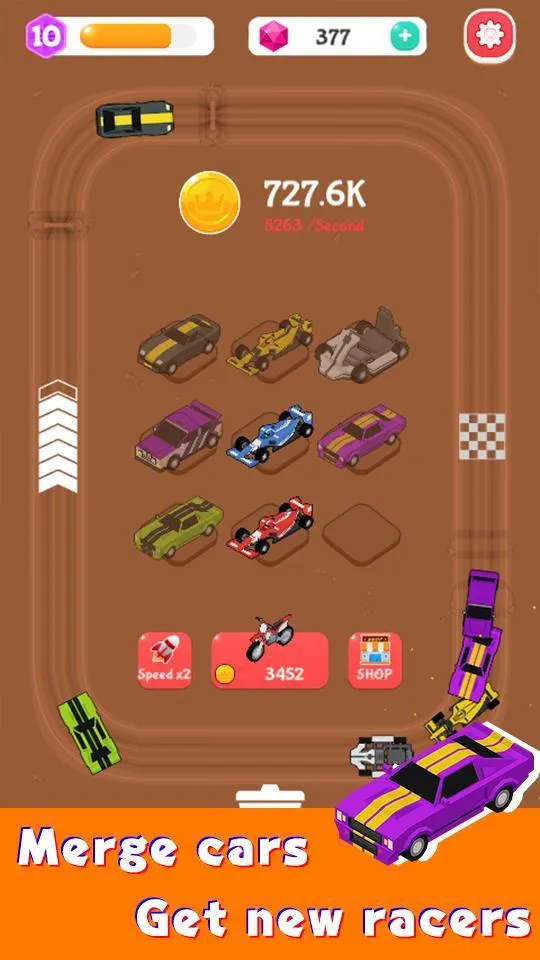 Merge Car Racer(赛车大亨游戏) Merge Car Racer(赛车大亨游戏)