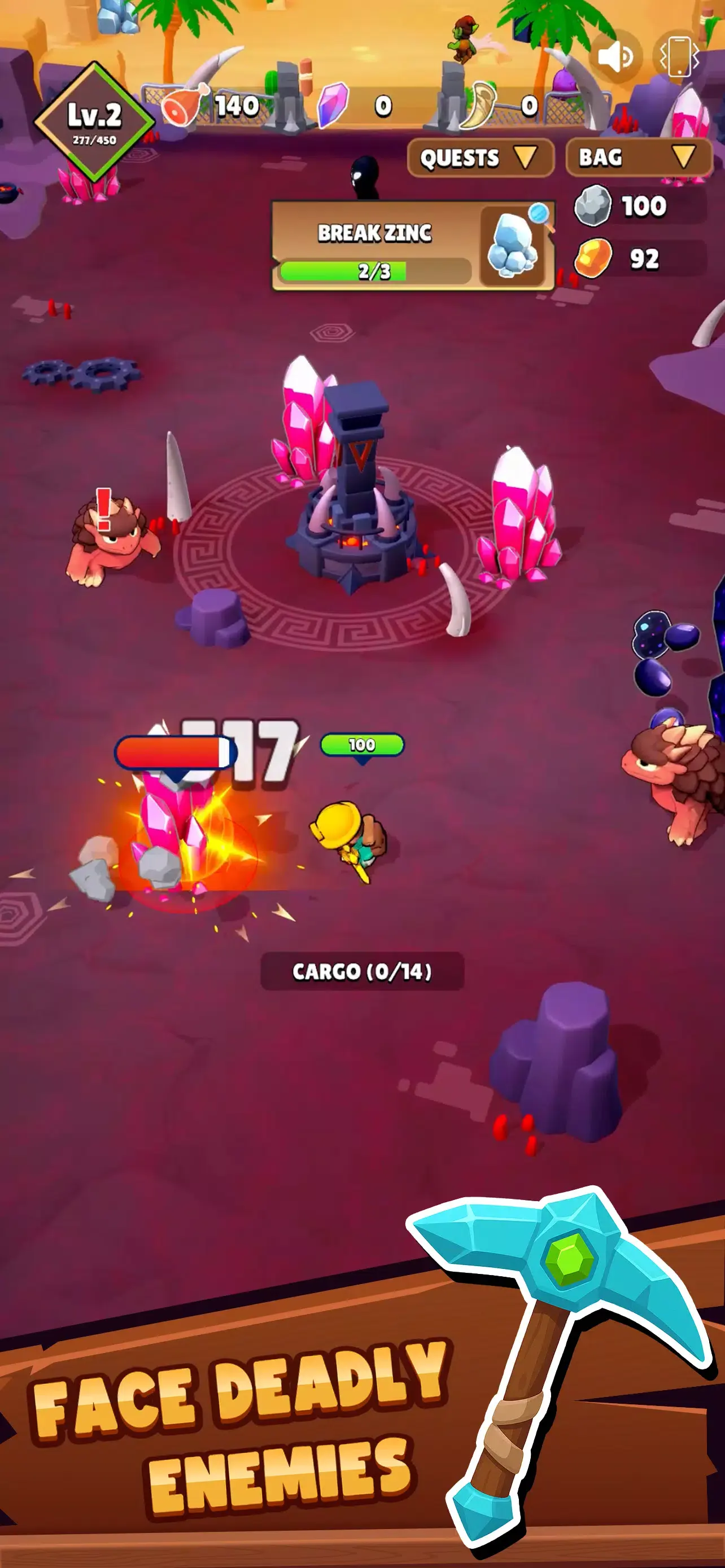 矿山冒险(挖矿冒险游戏)